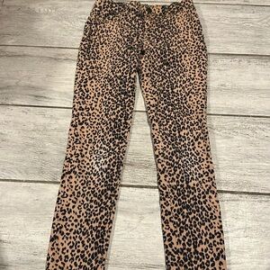 Old Navy Animal Print Rockstar Jeggings Adjustable Waist Size 12 Girls